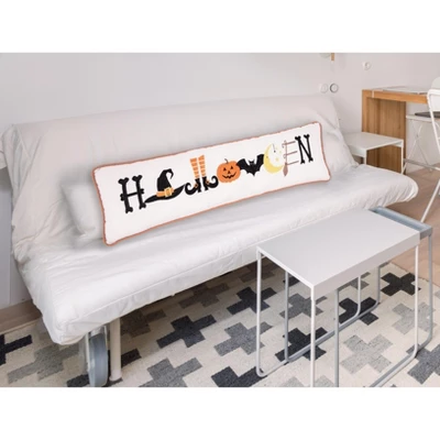 C&F Home 24" X 6" Halloween Embroidered Throw Pillow 2 C&F Home 24" X 6" Halloween Embroidered Throw Pillow - Image 2