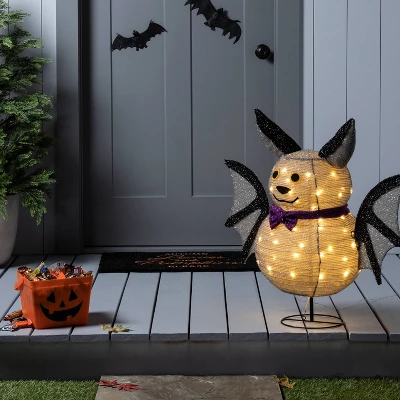 LED Collapsible Bat Halloween Novelty Sculpture Light - Hyde & EEK! Boutique™ 1 LED Collapsible Bat Halloween Novelty Sculpture Light - Hyde & EEK! Boutique™