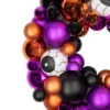 Northlight Shatterproof Ball Ornament Halloween Wreath - 13-Inch, Unlit
