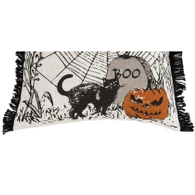 C&F Home 18" X 18" Jol Boo Spider Web Halloween Printed Throw Pillow 2 C&F Home 18" X 18" Jol Boo Spider Web Halloween Printed Throw Pillow - Image 2