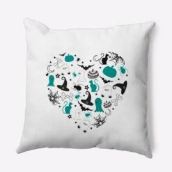 16"x16" Halloween Heart Square Throw Pillow - E By Design 16 16"x16" Halloween Heart Square Throw Pillow - E By Design -Halloween Home Decoration GUEST 17976e0a 6258 40bd 8507 8d603fb37b42