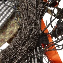 National Tree Company Artificial Skeleton's Halloween Wreath, Decorated With Branches, Orange And Black Trim, Berry Clusters, Assorted Leaves, 24 In 6 National Tree Company Artificial Skeleton's Halloween Wreath, Decorated With Branches, Orange And Black Trim, Berry Clusters, Assorted Leaves, 24 In -Halloween Home Decoration GUEST 17b63641 f4e0 4e0c b42a 228c0e80a8cb