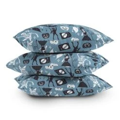 16"x16" Julia Madoka Halloween Night Fever Square Throw Pillow Blue - Deny Designs 5 16"x16" Julia Madoka Halloween Night Fever Square Throw Pillow Blue - Deny Designs -Halloween Home Decoration GUEST 1cbe80b2 c8da 4f82 9d2b d00a1f01b8b8