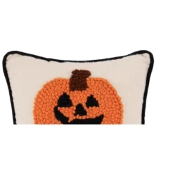 C&F Home 8" X 8" Pumpkin Jack-O-Lantern French Knot Halloween Throw Pillow -Halloween Home Decoration GUEST 1d57c7da ed5a 4bb0 85d9 9aea39020f02
