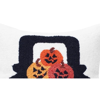 C&F Home 18" X 18" Spooky Pumpkin Truck Halloween Hooked Throw Pillow 1 C&F Home 18" X 18" Spooky Pumpkin Truck Halloween Hooked Throw Pillow