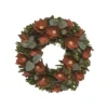 Transpac Foam 13.39 In. Multicolor Halloween Marigolds Floral Wreath