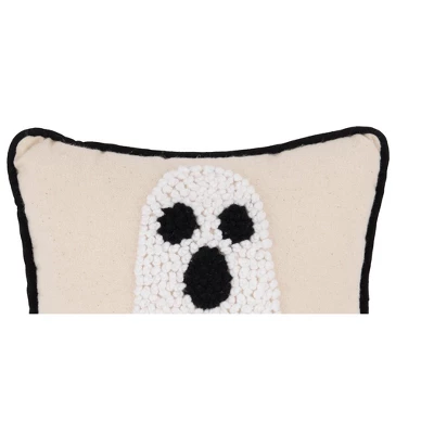 C&F Home 8" X 8" Spooky Halloween Ghost French Knot Throw Pillow 4 C&F Home 8" X 8" Spooky Halloween Ghost French Knot Throw Pillow - Image 4