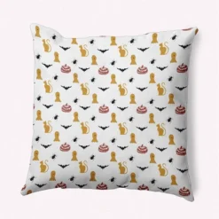 16"x16" Halloween Critters Square Throw Pillow - E By Design 21 16"x16" Halloween Critters Square Throw Pillow - E By Design -Halloween Home Decoration GUEST 30bd32ab 1968 44b6 ae00 ff42cb981eda