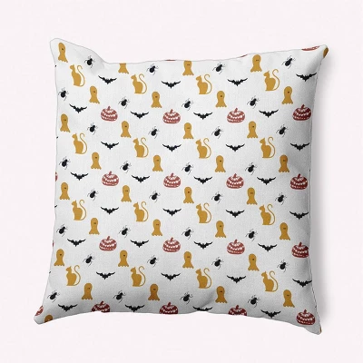 16"x16" Halloween Critters Square Throw Pillow - E By Design 11 16"x16" Halloween Critters Square Throw Pillow - E By Design - Image 11