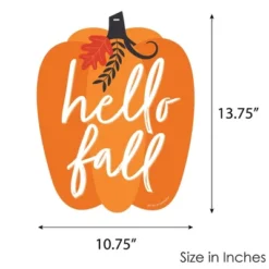 Big Dot Of Happiness Fall Pumpkin - Hanging Porch Halloween Or Thanksgiving Party Outdoor Decorations - Front Door Decor - 1 Piece Sign -Halloween Home Decoration GUEST 35266d9b 26de 4034 957f adde869c138d
