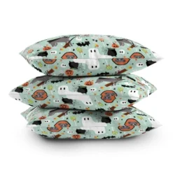 16"x16" Pet Friendly Pitbull Halloween Costumes Square Throw Pillow Green - Deny Designs -Halloween Home Decoration GUEST 3669c3d4 a296 4f76 a4a8 8e487a3fdaee