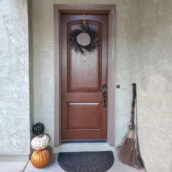 Northlight Black Twig Artificial Halloween Wreath, 24-Inch, Unlit -Halloween Home Decoration GUEST 39d07576 6af3 4e9c abf2 98210306acc6