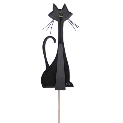 Halloween Tall Black Cat - One Yard Stake 36 Inches - Free Standing Or Stake - F22017 - Metal - Black 2 Halloween Tall Black Cat - One Yard Stake 36 Inches - Free Standing Or Stake - F22017 - Metal - Black - Image 2