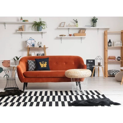 16"x16" Halloween Cats Square Throw Pillow - E By Design 5 16"x16" Halloween Cats Square Throw Pillow - E By Design - Image 5