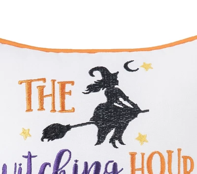 C&F Home 10" X 10" The Witching Hour Halloween Pillow 1 C&F Home 10" X 10" The Witching Hour Halloween Pillow