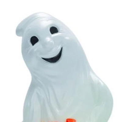 Union Products 56480 60-Watt Light Up Ghost And Pumpkin Halloween Outdoor Garden Statue Decoration Made From Blow-Molded Plastic, White/Orange 1 Union Products 56480 60-Watt Light Up Ghost And Pumpkin Halloween Outdoor Garden Statue Decoration Made From Blow-Molded Plastic, White/Orange
