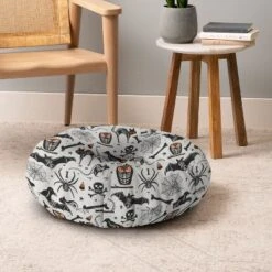 Heather Dutton Halloween XRay Round Floor Pillow - Deny Desings -Halloween Home Decoration GUEST 610ad14b 7d25 4e37 b4fa b594a62992d0