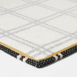 1'6"x2'6" Indoor/Outdoor Plaid Scatter Halloween Doormat Black/White - Hyde & EEK! Boutique™ 5 1'6"x2'6" Indoor/Outdoor Plaid Scatter Halloween Doormat Black/White - Hyde & EEK! Boutique™ -Halloween Home Decoration GUEST 61fba789 c646 4b6a 8307 45e32a6f8042