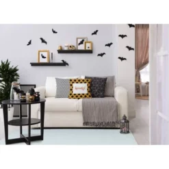 16"x16" Halloween 'Spooky' Dots Square Throw Pillow - E By Design 12 16"x16" Halloween 'Spooky' Dots Square Throw Pillow - E By Design -Halloween Home Decoration GUEST 6d108bad 5df9 4679 90c6 4a324002f712