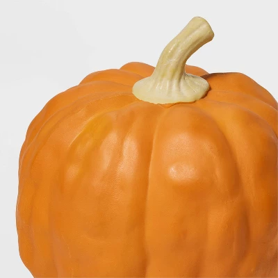 Falloween Small Orange Sheltered Porch Pumpkin Halloween Decorative Sculpture - Hyde & EEK! Boutique™ 2 Falloween Small Orange Sheltered Porch Pumpkin Halloween Decorative Sculpture - Hyde & EEK! Boutique™ - Image 2