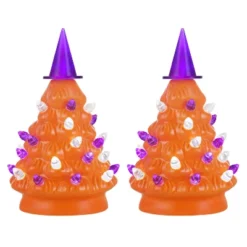 Mr. Halloween Nostalgic Ceramic LED Halloween Tree 5.4" - Set Of 2 -Halloween Home Decoration GUEST 84e51a1d f67c 4b9a a829 28c7fdda0e37