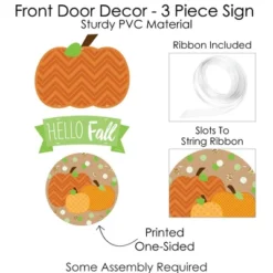 Big Dot Of Happiness Pumpkin Patch - Hanging Porch Fall, Halloween Or Thanksgiving Party Outdoor Decorations - Front Door Decor - 3 Piece Sign -Halloween Home Decoration GUEST 87ca3a6d a3ef 48bb a6cc 5632ce3a11c6
