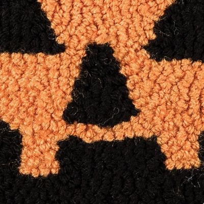 C&F Home 8" X 8" Jack-O-Lantern Petite Hooked Halloween Throw Pillow 1 C&F Home 8" X 8" Jack-O-Lantern Petite Hooked Halloween Throw Pillow