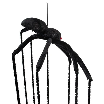 Northlight 6' Black Long Legged Spider Halloween Decoration 3 Northlight 6' Black Long Legged Spider Halloween Decoration - Image 3