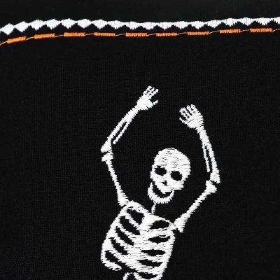 13"x18" Dance Skeleton Halloween Lumbar Throw Pillow Black - Lush Décor -Halloween Home Decoration GUEST 9aeebb4a 27ff 4da1 9f42 8f1f05f350e0