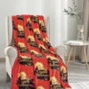 Kate Aurora Ultra Soft & Cozy Oversized Happy Halloween Themed Plush Throw Blanket - 50 In. W X 60 In. L