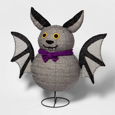 LED Collapsible Bat Halloween Novelty Sculpture Light - Hyde & EEK! Boutique™ 2 LED Collapsible Bat Halloween Novelty Sculpture Light - Hyde & EEK! Boutique™ - Image 2