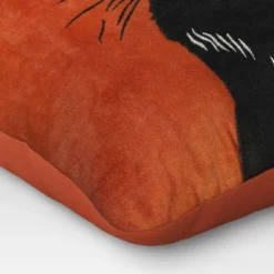 Fierce Cat Applique Cotton Velvet Square Halloween Throw Pillow - Threshold™ 7 Fierce Cat Applique Cotton Velvet Square Halloween Throw Pillow - Threshold™ -Halloween Home Decoration GUEST a42b8619 8be8 49c8 b26e d8937eea5670
