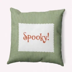 16"x16" Halloween Spooky Ticking Square Throw Pillow - E By Design 14 16"x16" Halloween Spooky Ticking Square Throw Pillow - E By Design -Halloween Home Decoration GUEST ad71bf27 3345 45e0 9f60 171384b0aa7e