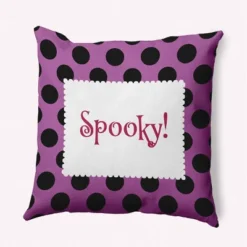 16"x16" Halloween 'Spooky' Dots Square Throw Pillow - E By Design 19 16"x16" Halloween 'Spooky' Dots Square Throw Pillow - E By Design -Halloween Home Decoration GUEST b9d963f3 1936 4a60 852f 45916c08e3e0