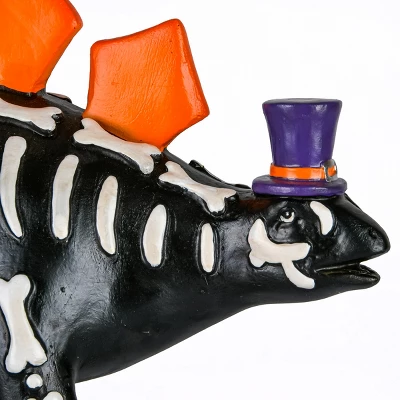 National Tree Company 12" Halloween Black Dinosaur Tabletop Décor 2 National Tree Company 12" Halloween Black Dinosaur Tabletop Décor - Image 2