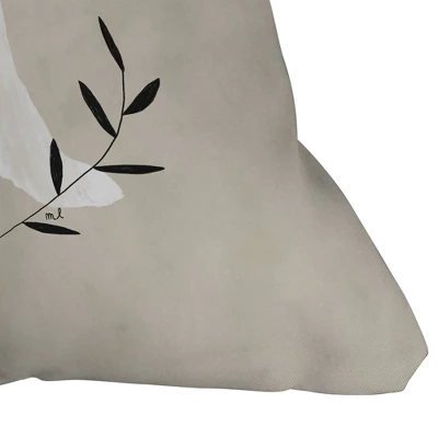 Hello Twiggs Halloween Ghost Cat Square Throw Pillow Tan - Deny Designs 2 Hello Twiggs Halloween Ghost Cat Square Throw Pillow Tan - Deny Designs - Image 2