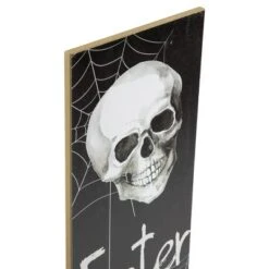 Northlight 36" Enter At Your Own Risk Wood Halloween Wall Sign -Halloween Home Decoration GUEST dd49e1e2 586d 430b aa1c 378d5e01eb9f