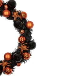 Northlight Orange Spiders And Ornaments Halloween Wreath, 18-Inch, Unlit -Halloween Home Decoration GUEST e4175992 a33c 46b0 bdf9 2253bfd83f4f