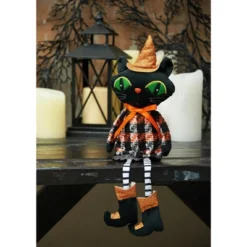Gallerie II Cat Halloween Dangle Leg Shelf Sitter Figure Decor -Halloween Home Decoration GUEST e9e0df5c 7746 4720 9a01 f4215895cb46