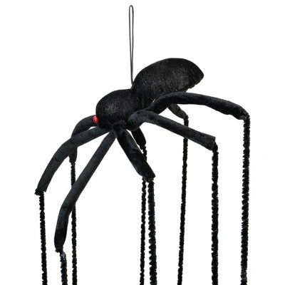 Northlight 6' Black Long Legged Spider Halloween Decoration 2 Northlight 6' Black Long Legged Spider Halloween Decoration - Image 2