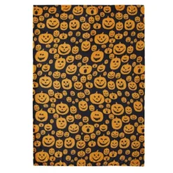 Kate Aurora Autumn Living Halloween Jack-O'-Lantern Pumpkins Orange & Black Ultra Plush Throw Blanket -Halloween Home Decoration GUEST f25c9aa2 15e7 4cf1 a95a c2f3a6a7f1db
