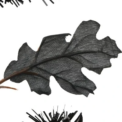 National Tree Company 24" Halloween Wreath With Ball Ornaments 4 National Tree Company 24" Halloween Wreath With Ball Ornaments - Image 4