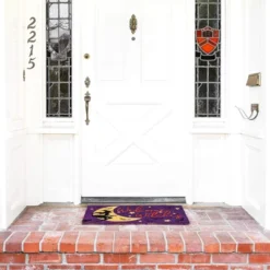 Juvale Halloween Welcome Witches Coir Door Mat Welcome Doormat Indoor Outdoor Nonslip Front Rugs 30 X 17