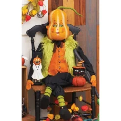 Gallerie II 7" Kid Ghost With Trick-or-Treat Sign Halloween Figure Decoration -Halloween Home Decoration GUEST fd585b86 1417 42df 90f8 33be33e7503c 1