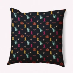 16"x16" Halloween Critters Square Throw Pillow - E By Design 16 16"x16" Halloween Critters Square Throw Pillow - E By Design -Halloween Home Decoration GUEST ff1ba1c6 30b2 404c a014 251d4fc4709b